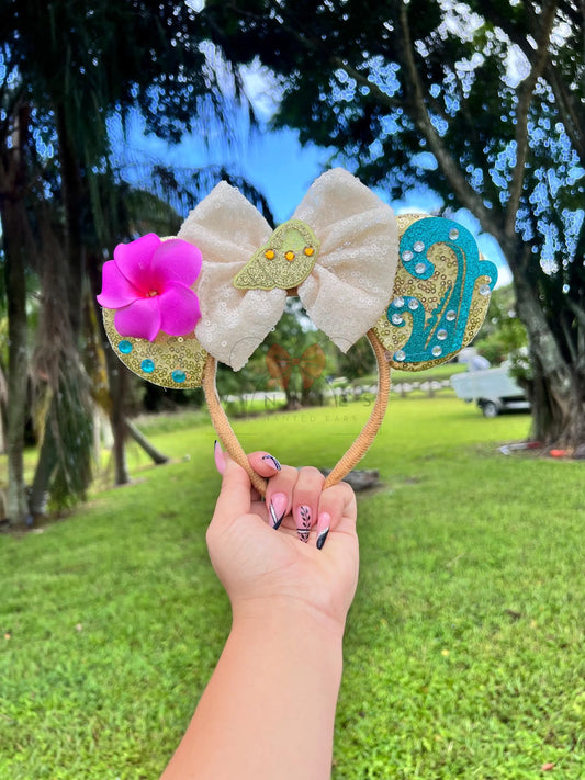 Moana Ocean Mickey Ears Etsy