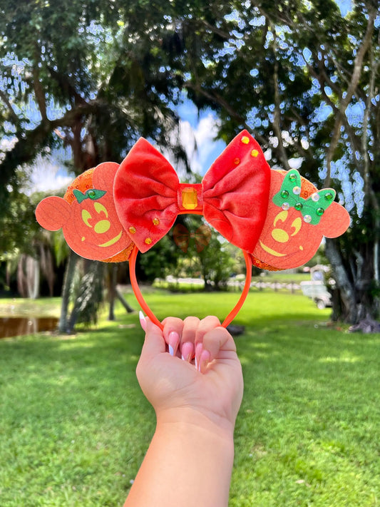 Pumpkin Mickey Ears, Halloween Disney Ears