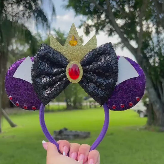 Evil Queen Mickey Ears, Disney Ears, Gift, Gift Idea, Headband