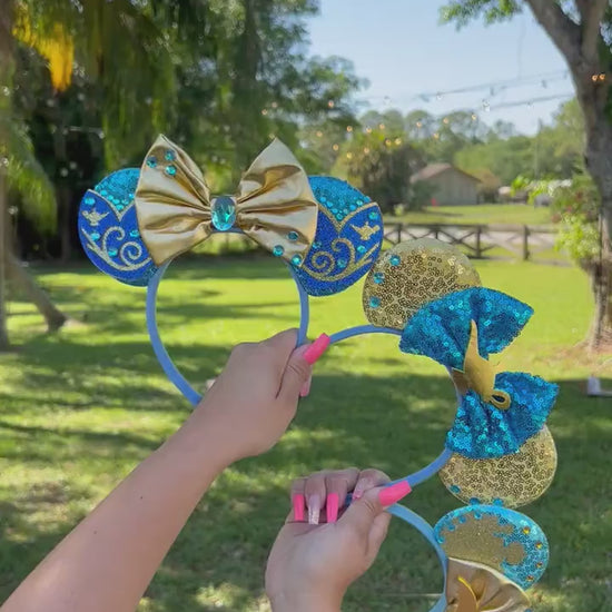 Princess Jasmine Ears, Mickey Ears, Aladin, Mickey Ears, Minnie Ears, Mouse Ears headband, Gift Idea